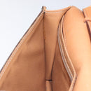 CELINE Macadam Canvas Shoulder Bag PVC Leather Brown Gold Auth BD908-20