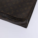 LOUIS VUITTON Monogram Sac Plat Hand Bag M51140 LV Auth BD912-15