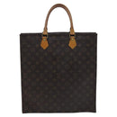 LOUIS VUITTON Monogram Sac Plat Hand Bag M51140 LV Auth BD912-13