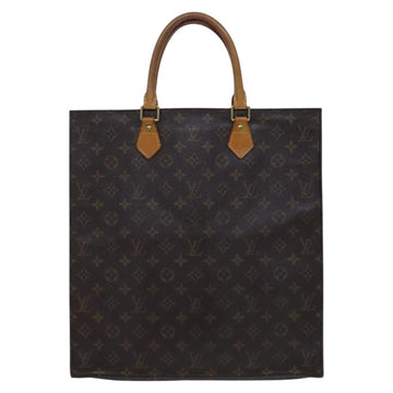 LOUIS VUITTON Monogram Sac Plat Hand Bag M51140 LV Auth BD912 - 0