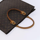 LOUIS VUITTON Monogram Sac Plat Hand Bag M51140 LV Auth BD912-6