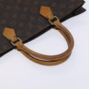 LOUIS VUITTON Monogram Sac Plat Hand Bag M51140 LV Auth BD912-7
