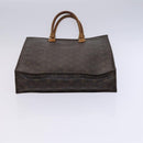 LOUIS VUITTON Monogram Sac Plat Hand Bag M51140 LV Auth BD912-5