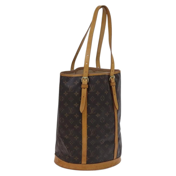 LOUIS VUITTON Monogram Bucket GM Shoulder Bag M42236 LV Auth BD915