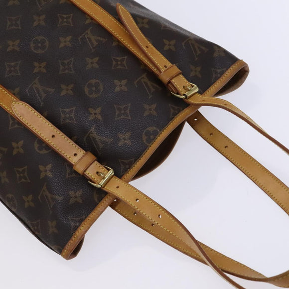 LOUIS VUITTON Monogram Bucket GM Shoulder Bag M42236 LV Auth BD915