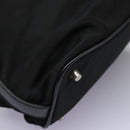 PRADA Shoulder Bag Nylon Black Gold Auth BD928V-16