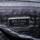 PRADA Shoulder Bag Nylon Black Gold Auth BD928V-22