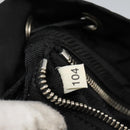 PRADA Shoulder Bag Nylon Black Gold Auth BD928V-12