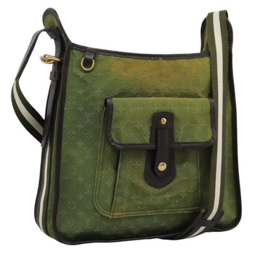 LOUIS VUITTON Monogram Mini Besace Mary Kate Bag TST Khaki M92322 LV Auth BD946