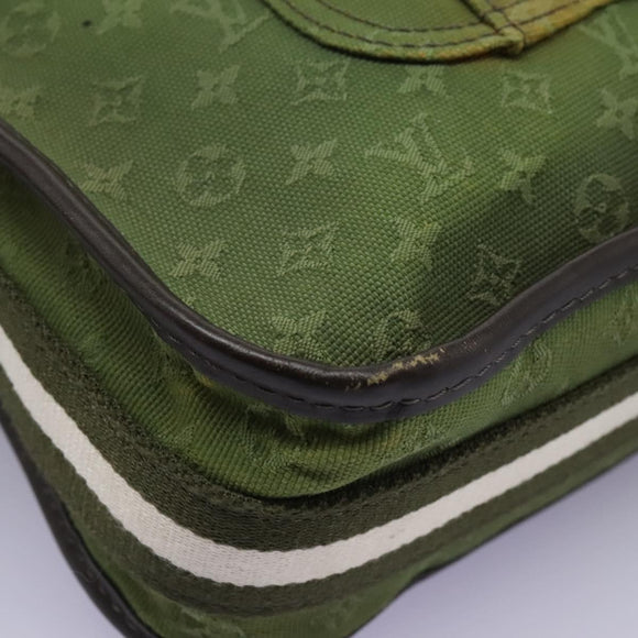 LOUIS VUITTON Monogram Mini Besace Mary Kate Bag TST Khaki M92322 LV Auth BD946