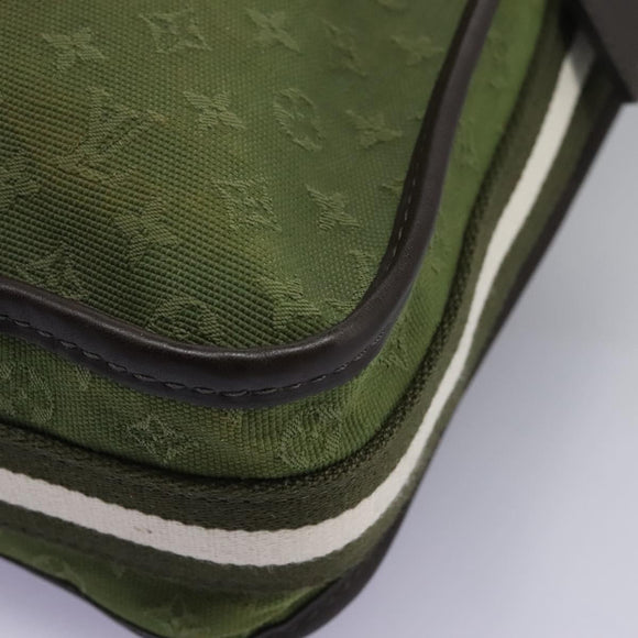 LOUIS VUITTON Monogram Mini Besace Mary Kate Bag TST Khaki M92322 LV Auth BD946