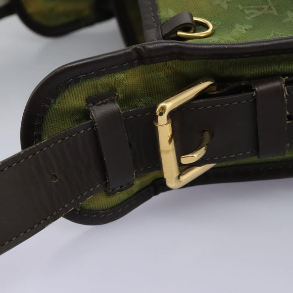 LOUIS VUITTON Monogram Mini Besace Mary Kate Bag TST Khaki M92322 LV Auth BD946