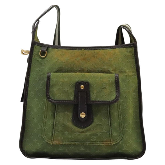 LOUIS VUITTON Monogram Mini Besace Mary Kate Bag TST Khaki M92322 LV Auth BD946
