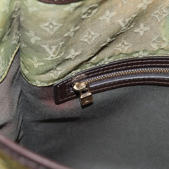 LOUIS VUITTON Monogram Mini Besace Mary Kate Bag TST Khaki M92322 LV Auth BD946