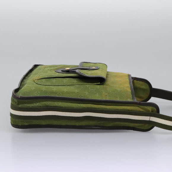 LOUIS VUITTON Monogram Mini Besace Mary Kate Bag TST Khaki M92322 LV Auth BD946