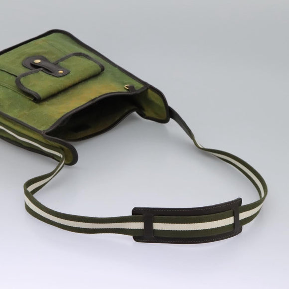 LOUIS VUITTON Monogram Mini Besace Mary Kate Bag TST Khaki M92322 LV Auth BD946