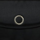 Salvatore Ferragamo Shoulder Bag Satin Black Auth BD949-14