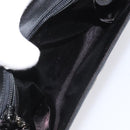 Salvatore Ferragamo Shoulder Bag Satin Black Auth BD949-17