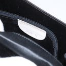 Salvatore Ferragamo Shoulder Bag Satin Black Auth BD949-21