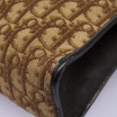 Christian Dior Trotter Canvas Shoulder Bag Brown Auth BD951-14