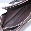 Christian Dior Trotter Canvas Shoulder Bag Brown Auth BD951-17