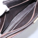 Christian Dior Trotter Canvas Shoulder Bag Brown Auth BD951-21