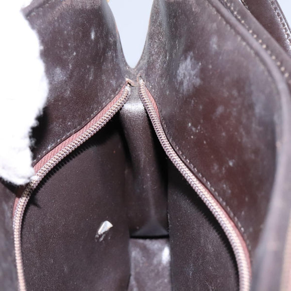 Christian Dior Trotter Canvas Shoulder Bag Brown Auth BD951