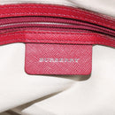 BURBERRY Nova Check Hand Bag Canvas Leather Beige Auth BD953-16