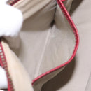 BURBERRY Nova Check Hand Bag Canvas Leather Beige Auth BD953-21