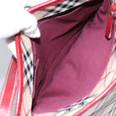 BURBERRY Nova Check Blue Label Shoulder Bag Canvas Beige Auth BD954-17