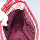 BURBERRY Nova Check Blue Label Shoulder Bag Canvas Beige Auth BD954-21