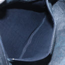 GUCCI GG Supreme Sherry Line Hand Bag PVC Leather Navy Red 010 378 Auth BD957-20