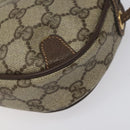 GUCCI GG Supreme Web Sherry Line Shoulder Bag PVC Beige 156 02 066 Auth BD958-9