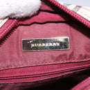 BURBERRY Nova Check Shoulder Bag Canvas Beige Gold Auth BD962-11
