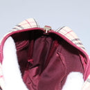 BURBERRY Nova Check Shoulder Bag Canvas Beige Gold Auth BD962-18