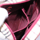 BURBERRY Nova Check Shoulder Bag Canvas Beige Gold Auth BD962-21