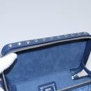MCM Vanity Pouch Denim 2way Blue Auth BD970V-9