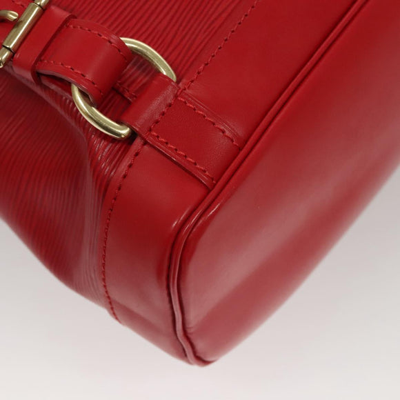 LOUIS VUITTON Epi Montsouris MM Backpack Monaco 700th Red LV Auth BD973SAV