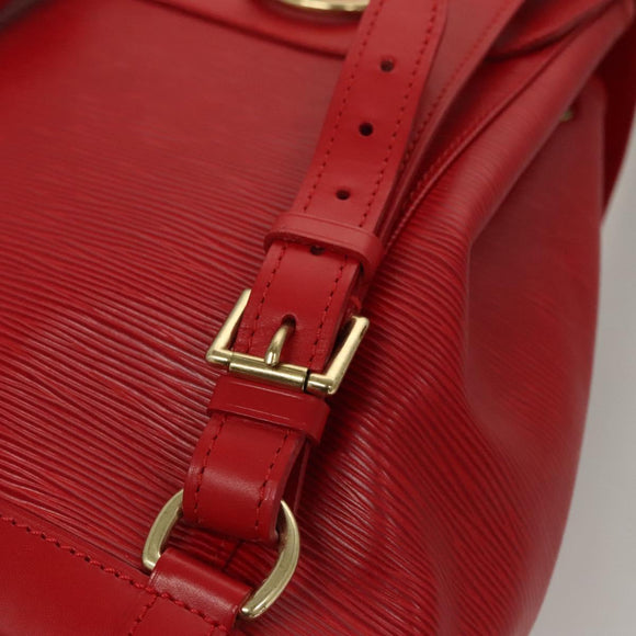 LOUIS VUITTON Epi Montsouris MM Backpack Monaco 700th Red LV Auth BD973AV