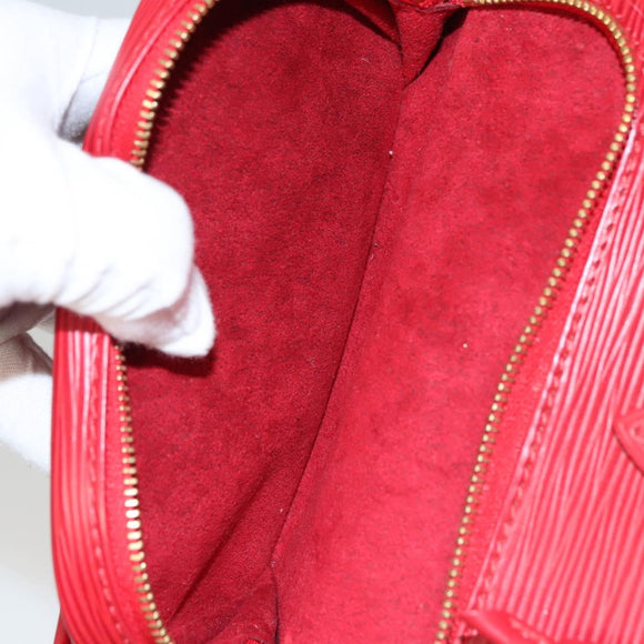 LOUIS VUITTON Epi Montsouris MM Backpack Monaco 700th Red LV Auth BD973SAV