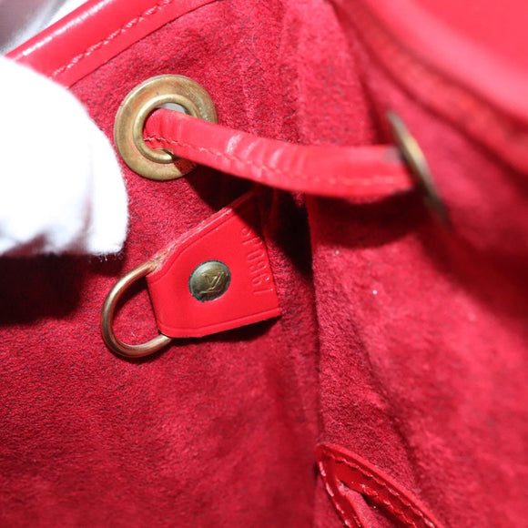 LOUIS VUITTON Epi Montsouris MM Backpack Monaco 700th Red LV Auth BD973SAV