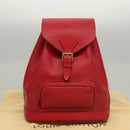 LOUIS VUITTON Epi Montsouris MM Backpack Monaco 700th Red LV Auth BD973SAV-12