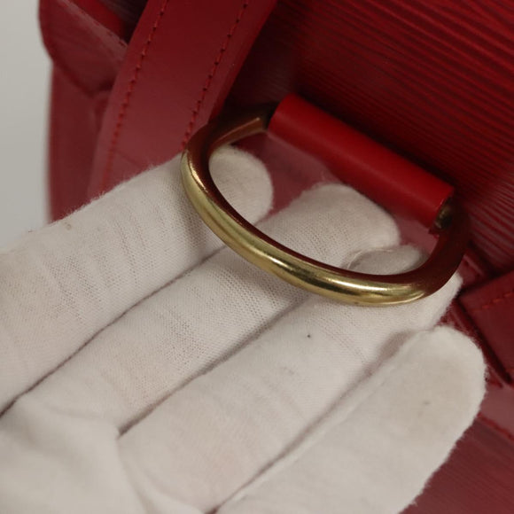 LOUIS VUITTON Epi Montsouris MM Backpack Monaco 700th Red LV Auth BD973AV