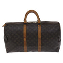 LOUIS VUITTON Monogram Keepall 50 Boston Bag M41426 LV Auth BD976-13