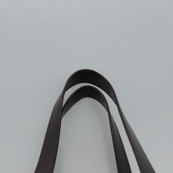 Burberrys Nova Check Tote Bag Canvas Leather Beige Gold Auth BD987