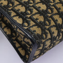 Christian Dior Trotter Canvas Shoulder Bag Navy Auth BD989-10