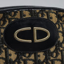 Christian Dior Trotter Canvas Shoulder Bag Navy Auth BD989-14