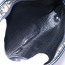 Christian Dior Trotter Canvas Shoulder Bag Navy Auth BD989-17