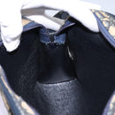 Christian Dior Trotter Canvas Shoulder Bag Navy Auth BD989-19