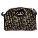 Christian Dior Trotter Canvas Shoulder Bag Navy Auth BD989-2